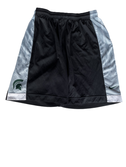 Travis Trice Michigan State Basketball Player Exclusive Practice Shorts (Size XL)