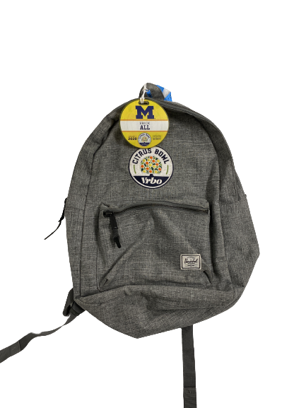 Erick All Michigan Football Player-Exclusive Citrus Bowl Backpack With Player Tag