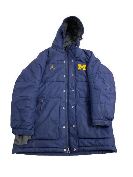 Erick All Michigan Football Player-Exclusive Nike Storm-Fit Winter Coat (Size XL)