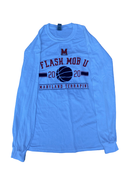 Maryland Basketball Long Sleeve Shirt (Size L)