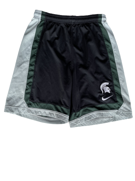 Travis Trice Michigan State Basketball Player Exclusive Practice Shorts (Size L)