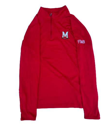 Maryland Basketball "FOMB" 1/4 Zip Jacket (Size L)