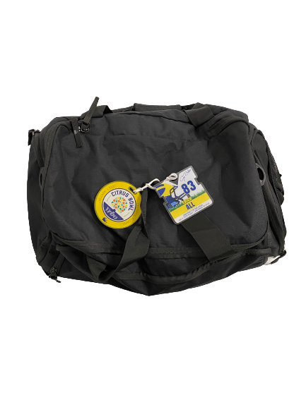 Erick All Michigan Football Player-Exclusive Citrus Bowl Duffel Bag With Player Tag