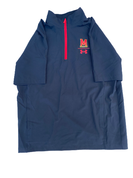 Maryland Basketball Short Sleeve 1/4 Zip Jacket (Size L)