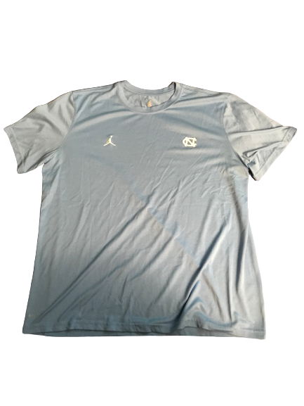 Lot of (2) Jake Bargas UNC Team Issued Workout Shirts (Size XL)
