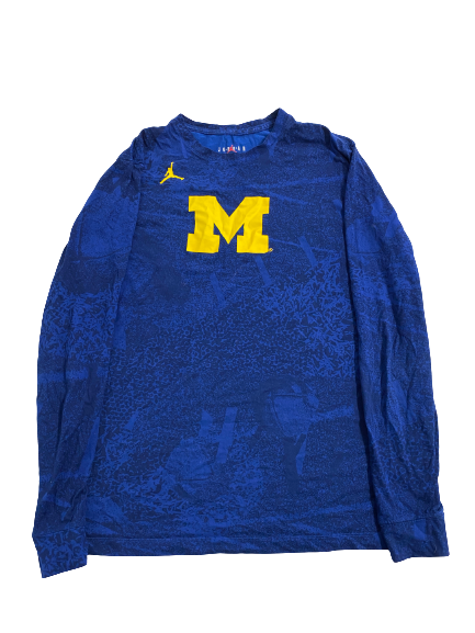 Erick All Michigan Football Team-Issued Long Sleeve Shirt (Size XL)