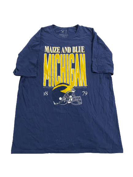 Erick All Michigan Football Set of (2) T-Shirts (Size XL & XXL)