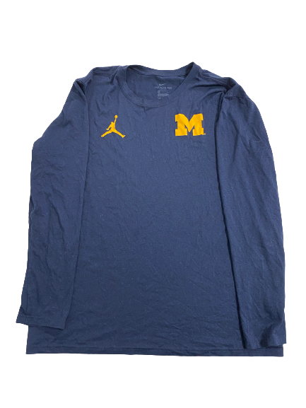 Erick All Michigan Football Team-Issued Long Sleeve Shirt (Size XL)