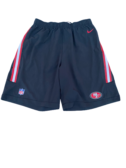 Shane Smith San Fransisco 49ers Team-Issued Shorts (Size XL)