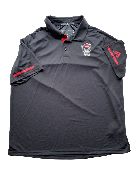 C.J. Bryce NC State Team Issued Adidas "CLIMACHILL" Polo Shirt