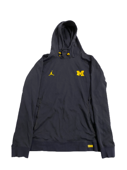 Erick All Michigan Football Player-Exclusive Hoodie With Player Tag (Size XL)