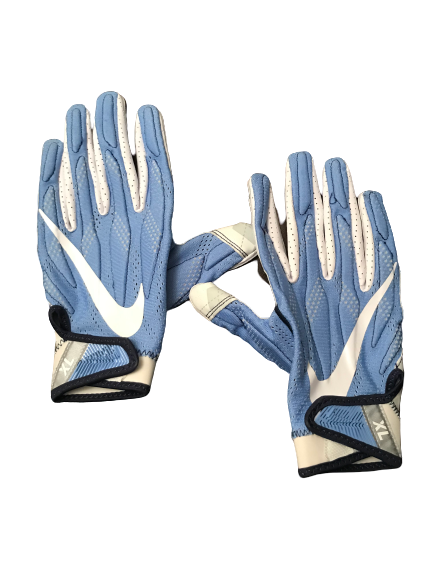 Jake Bargas UNC Nike Game Worn Gloves