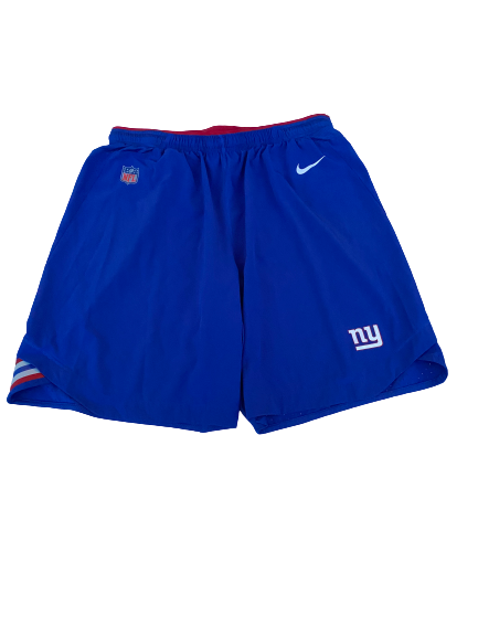Shane Smith New York Giants Team-Issued Shorts (Size XL)