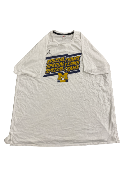 Erick All Michigan Football Player-Exclusive "Special Teams" T-Shirt (Size XXL)