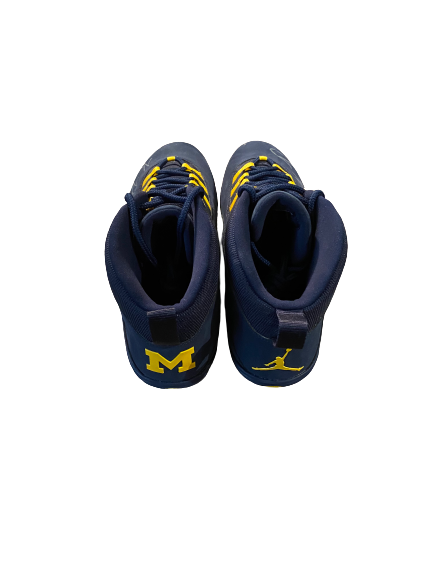 Kwity Paye Michigan Football Signed Player-Exclusive Cleats (Size 14)