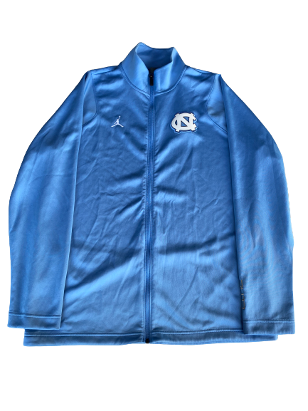 Luke Maye North Carolina Team Issued Full-Zip Jacket with "Carolina" Embroidered on Back (Size XL)