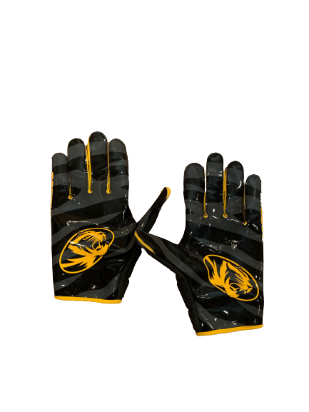 Damon Hazelton Missouri Football Player Exclusive Gloves (Size 3XL)