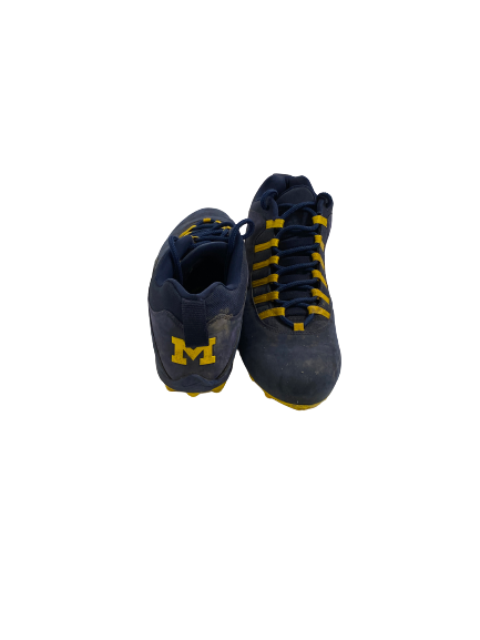 Erick All Michigan Football Player-Exclusive Cleats (Size 14)