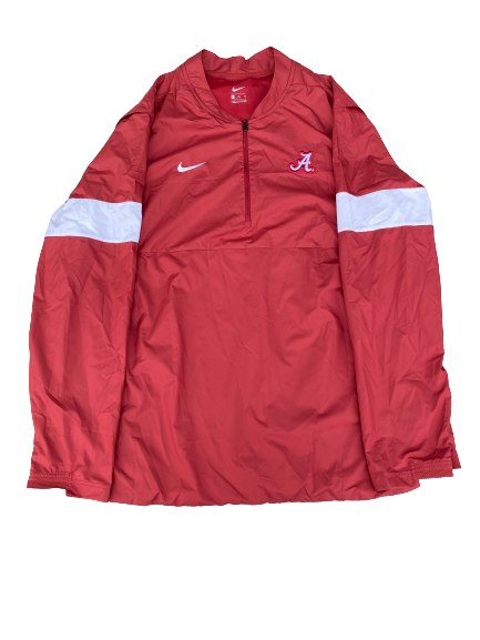Bailey Hemphill Alabama Softball Team Issued Quarter Zip Pullover Jacket (Size 2XL)