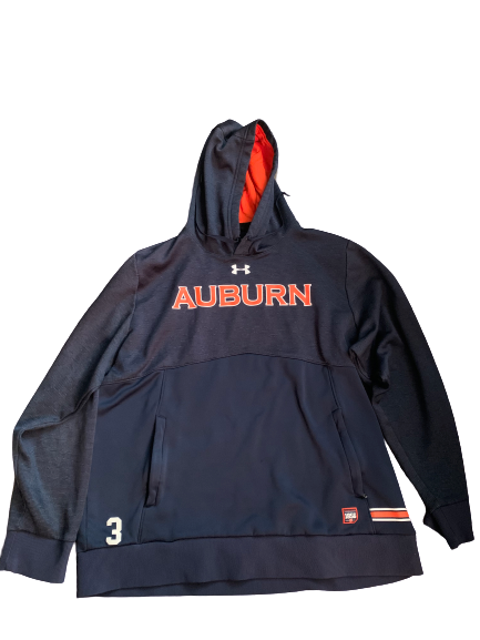 Danjel Purifoy Auburn Basketball Team Issued Sweatshirt with Number (Size XL)