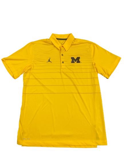 Michigan Basketball Jordan Polo Shirt (Size M)