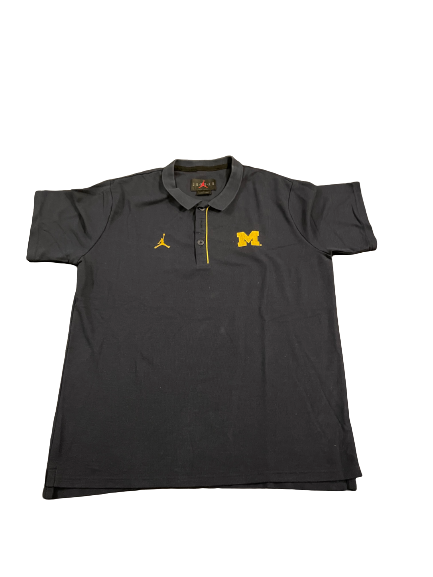 Michigan Basketball Jordan Polo Shirt (Size L)