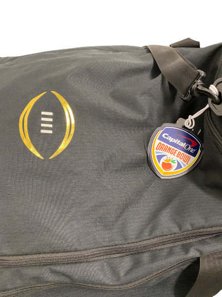 Erick All Michigan Football Player-Exclusive COLLEGE FOOTBALL PLAYOFF LARGE TRAVEL DUFFEL BAG With Player Tag