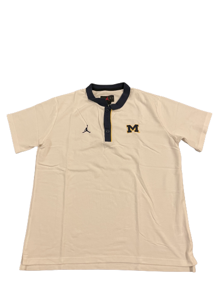 Michigan Basketball Jordan Polo Shirt (Size L)