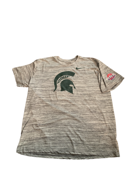 L.J. Scott Michigan State Team Exclusive Redbox Bowl Shirt (Size XL)