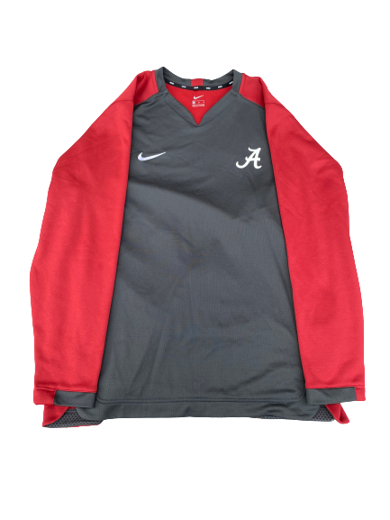 Bailey Hemphill Alabama Softball Team Issued Crew Neck Pullover (Size XL)