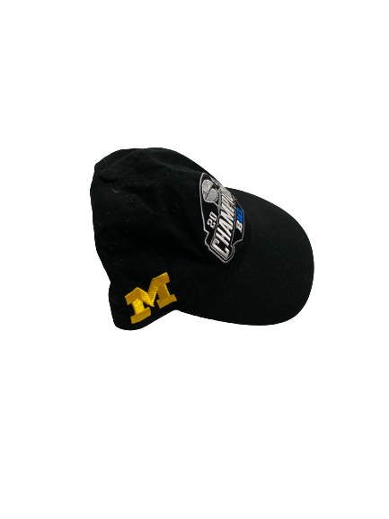 Erick All Michigan Football Team-Issued 2021 B1G 10 Champions On Field Adjustable Hat