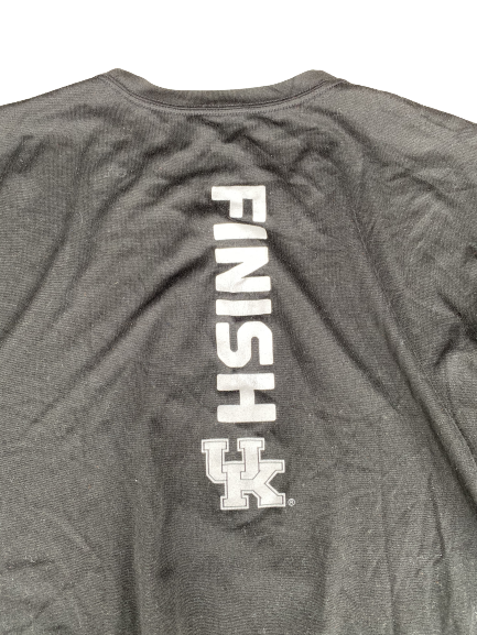 Landon Young Kentucky Football Team Issued Workout Shirt (Size 2XL)
