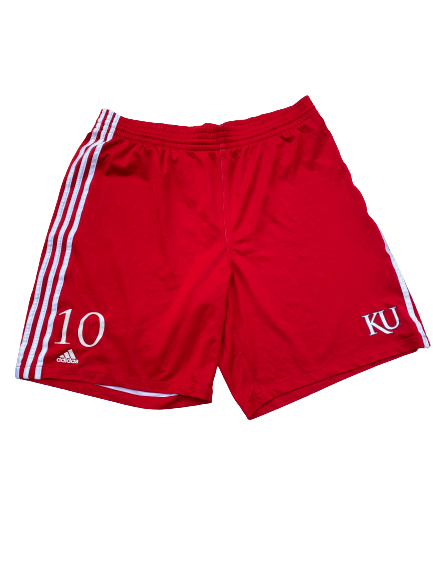 Tyshawn Taylor Kansas Basketball Exclusive Practice Shorts with Number (Size 2XLT)