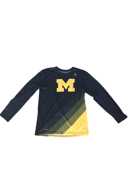 Michigan Jordan Long Sleeve Shirt