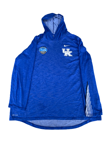 Landon Young Kentucky Football Team Issued Belk Bowl Sweatshirt (Size 2XL)
