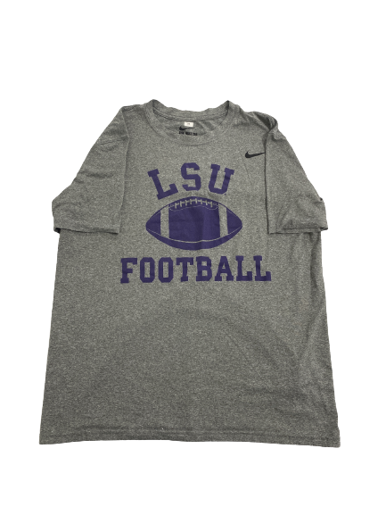 Desmond Little LSU Football Team-Issued T-Shirt (Size L)