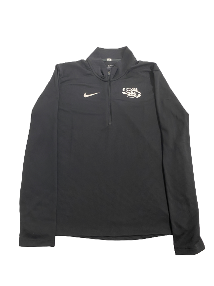 Desmond Little LSU Football Team-Issued 1/4 Zip Jacket (Size L)