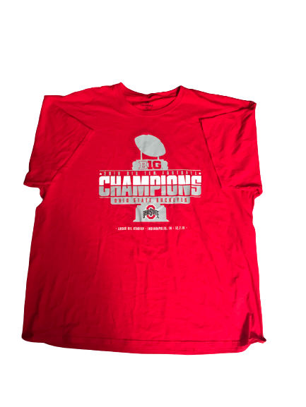 Rashod Berry Ohio State 2018 B1G 10 Champions T-Shirt (Size XXXL)