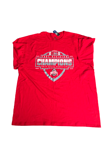 Rashod Berry Ohio State 2019 East Division B1G 10 Champions T-Shirt (Size XXL)