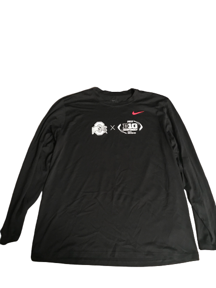 Rashod Berry Ohio State x B1G 10 Championship Nike Long Sleeve Shirt (Size XL)
