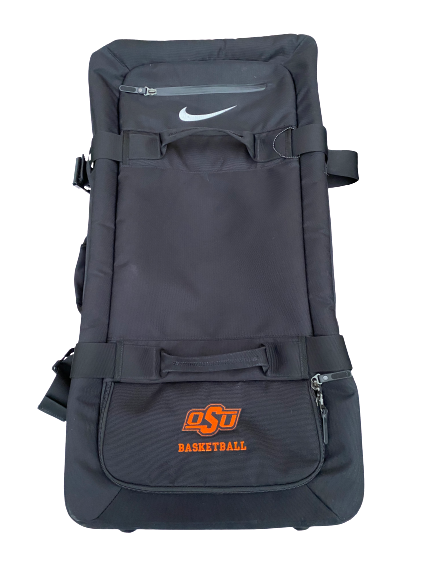 Curtis Jones Oklahoma State Basketball Player Suitcase with Travel Tag