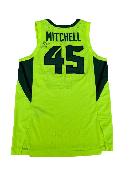 Davion Mitchell Baylor Basketball Signed 2018-2019 Game Issued Jersey