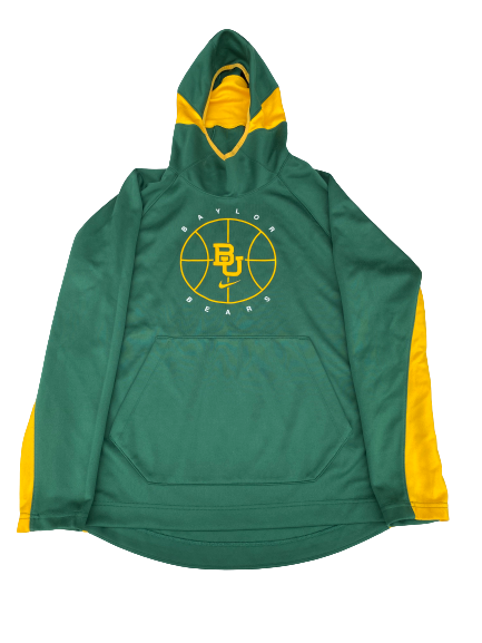 Davion Mitchell Baylor Basketball Team Issued Travel Sweatshirt (Size L)