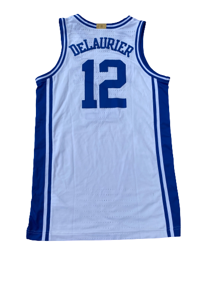 Javin DeLaurier Duke Basketball 2019-2020 Game-Worn Uniform Set (Jersey & Shorts) - Photo Matched
