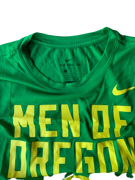 Shakur Juiston "MEN OF OREGON" Nike T-Shirt (Size L)