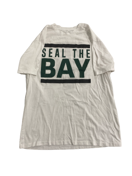 Kendell Brooks Michigan State Football Team-Issued T-Shirt (Size L/XL)