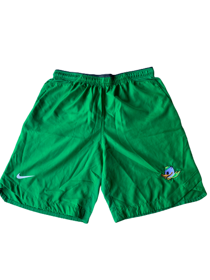 Shakur Juiston Oregon Nike Dri-Fit Workout Shorts (Size L)
