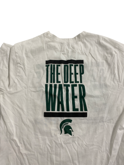 Kendell Brooks Michigan State Football Team-Issued T-Shirt (Size L/XL)
