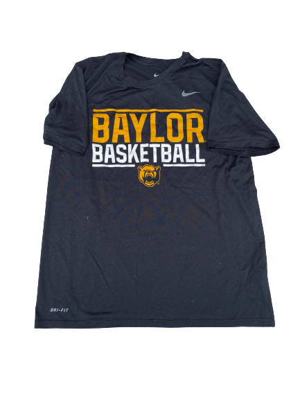 Davion Mitchell Baylor Basketball Team Issued Workout Shirt (Size L)