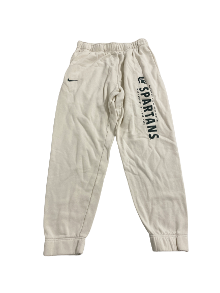 Kendell Brooks Michigan State Football Team-Issued Sweatpants (Size L)